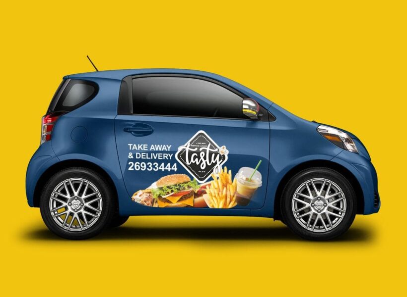 car-wrap-sticker-design-print-installation-tasty-lounge-bar-fast-food-take-away-min